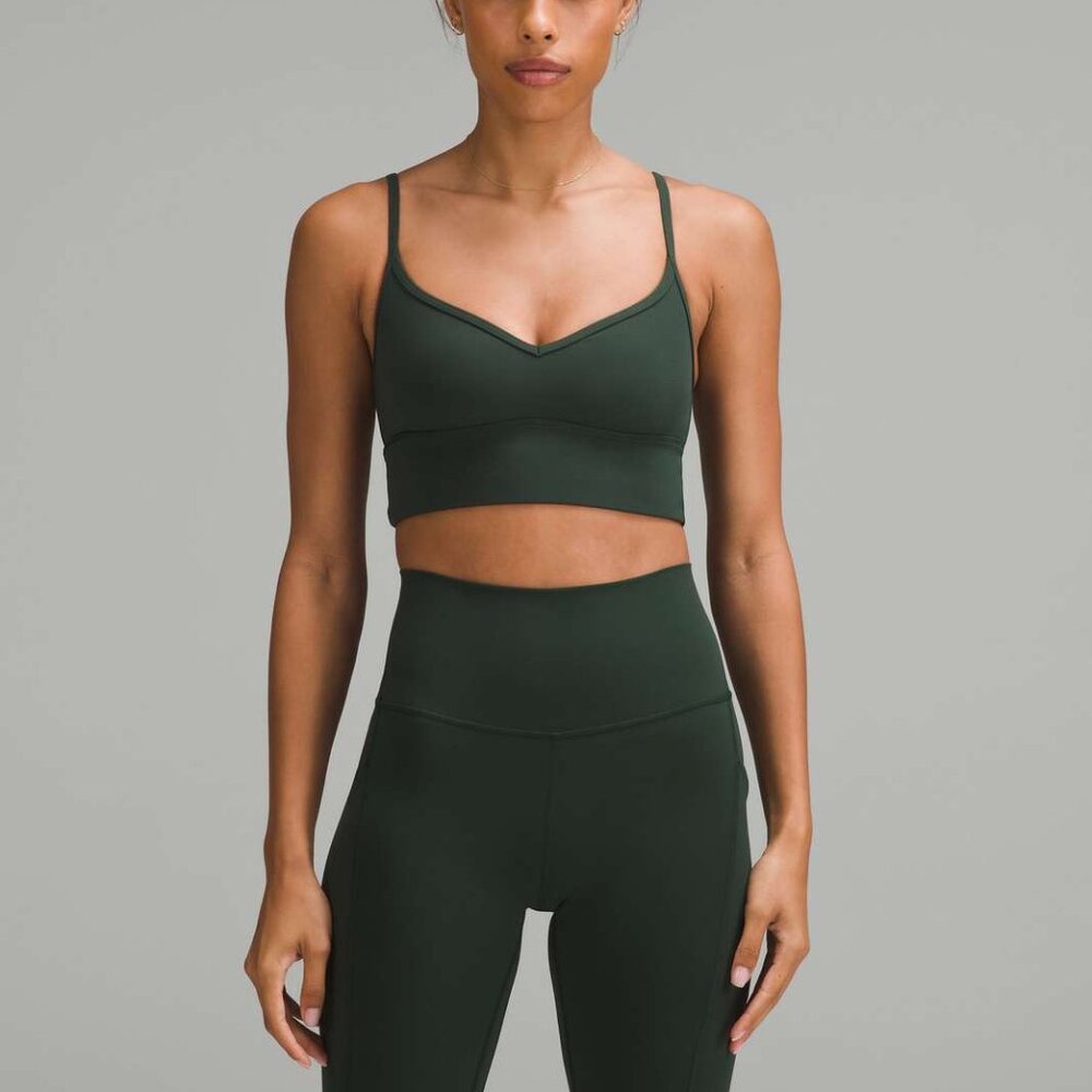 Align Sweetheart Bra A/B — Legacy Green